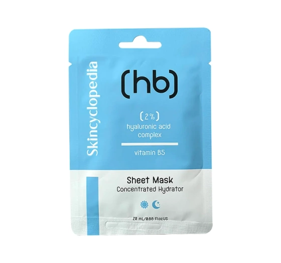 SKINCYCLOPEDIA ТКАНЕВАЯ МАСКА ДЛЯ ЛИЦА С КОМПЛЕКСОМ ГИАЛУРОНОВОЙ КИСЛОТЫ 2% 20МЛ