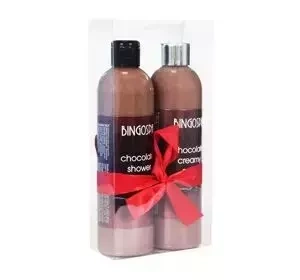 BINGOSPA НАБІР МАНЛИВИЙ ШОКОЛАД КРЕМОВЕ МИЛО + КРЕМ ДЛЯ ДУШУ