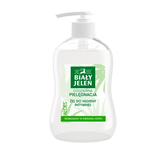 Натисніть на картинку, щоб її збільшити BIAŁY JELEŃ ГЕЛЬ ДЛЯ ІНТИМНОЇ ГІГІЄНИ З АЛОЕ