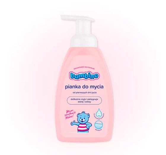 Нажмите на картинку, чтобы ее увеличить BAMBINO ПЕНКА ДЛЯ МЫТЬЯ МЛАДЕНЦЕВ 2В1 500МЛ