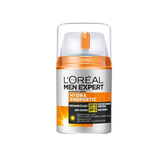 LOREAL MEN EXPERT HYDRA ENERGETIC УВЛАЖНЯЮЩИЙ КРЕМ ПРОТИВ ПРИЗНАКОВ УСТАЛОСТИ SPF15 50МЛ