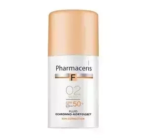 PHARMACERIS F SUN CORRECTION ЗАХИСНА КОРИГУЮЧА ОСНОВА SPF 50+ 02 SAND 30МЛ