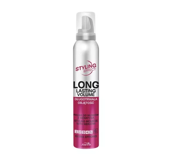 JOANNA STYLING EFFECT ПЕНКА ДЛЯ ВОЛОС ОЧЕНЬ СИЛЬНАЯ ФИКСАЦИЯ EXTRA STRONG 150МЛ
