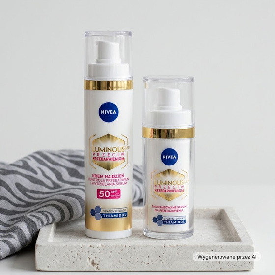 NIVEA 2 Pack Cellular Luminous630 набір косметики для догляду за обличчям денний крем + сироватка