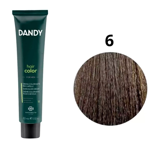 Натисніть на картинку, щоб її збільшити Dandy Hair Color For Men крем-фарба 6 Dark Blonde 60 мл