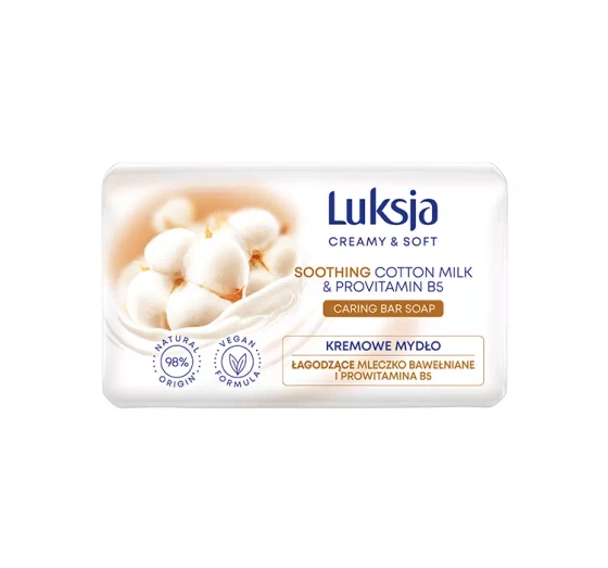 LUKSJA CREAMY & SOFT SOOTHING ТВЕРДЕ МИЛО 90Г