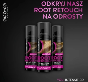 SYOSS ROOT RETOUCHER СПРЕЙ ДЛЯ ФАРБУВАННЯ КОРЕНІВ ВОЛОСЯ ТЕМНИЙ БЛОНД 120МЛ