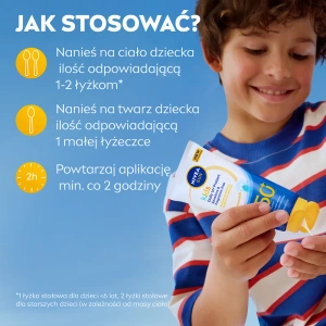 NIVEA SUN Kids Daily UV Protect дитячий бальзам для засмаги для обличчя та тіла SPF50+ 100 мл