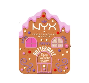 NYX Professional Makeup Buttermelt Face Palette Mulled And Merry палитра для контурирования лица Light/Medium 2 x 5 г
