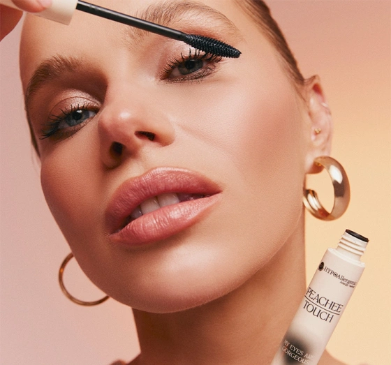 Нажмите на картинку, чтобы ее увеличить Bell HYPOAllergenic x Peachee Touch гипоаллергенная тушь для ресниц с кондиционером 8 г