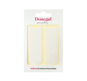 DONEGAL ТРАФАРЕТЫ ДЛЯ ФРАНЦУЗСКОГО МАНИКЮРА 32 ШТ 9577