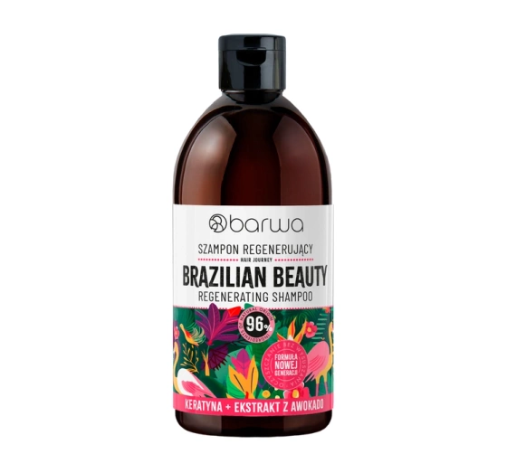 Barwa Hair Journey відновлюючий шампунь для пошкодженого та ламкого волосся Brazilian Beauty 380мл
