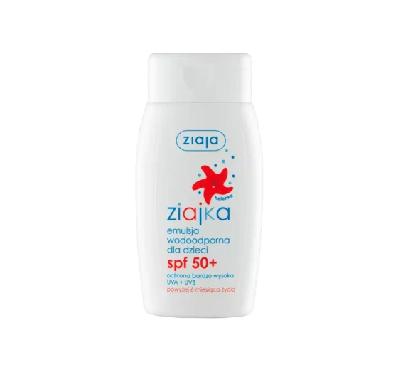 ZIAJA ZIAJKA ВОДОСТІЙКИЙ СОНЦЕЗАХИСНИЙ ЗАСІБ ДЛЯ ДІТЕЙ SPF 50+ 125МЛ