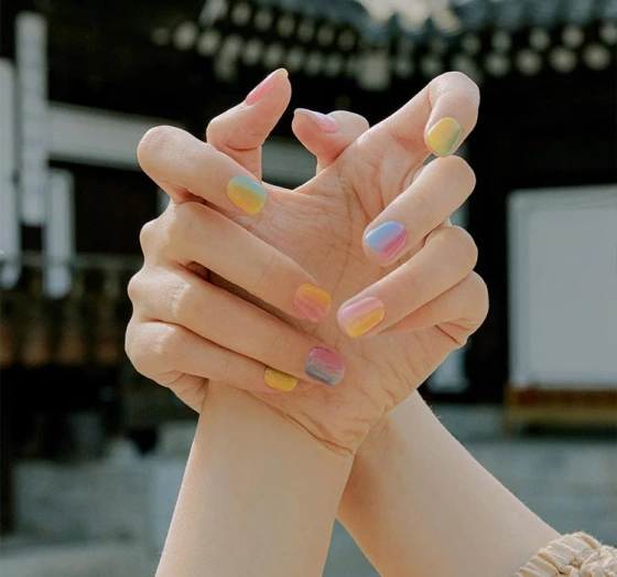 OHORA ГЕЛЕВЫЕ НАКЛЕЙКИ ДЛЯ НОГТЕЙ PASTEL