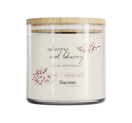 NACOMI FRAGRANCES АРОМАТИЧЕСКАЯ СОЕВАЯ СВЕЧА CHERRY NOT SHERRY 450Г