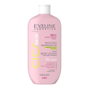 Eveline CICA Skin відновлююче молочко та заспокійливий компрес для тіла 350 мл