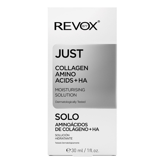 Revox B77 Just Collagen Amino Acids + HA Moisturising Solution — увлажняющая эмульсия для лица с коллагеновыми аминокислотами и гиалуроновой кислотой, 30 мл