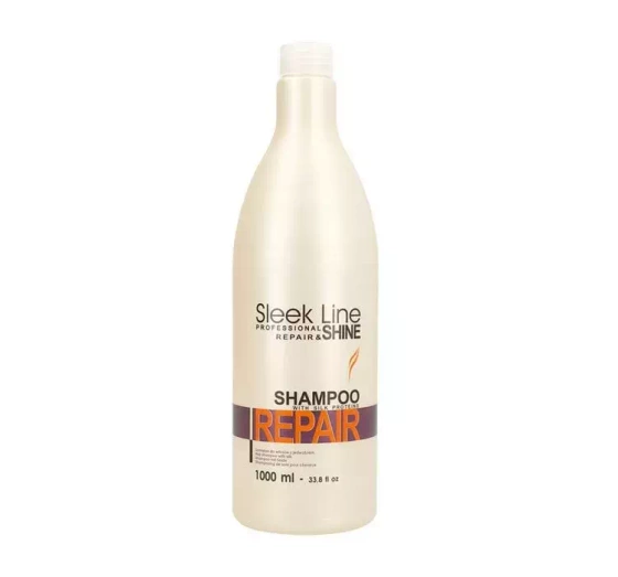 STAPIZ SLEEK LINE REPAIR РЕГЕНЕРУЮЧИЙ ШАМПУНЬ З ШОВКОМ 1Л