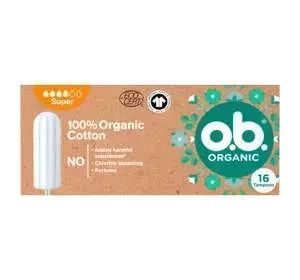O.B. ORGANIC ТАМПОНИ SUPER 16 ШТУК