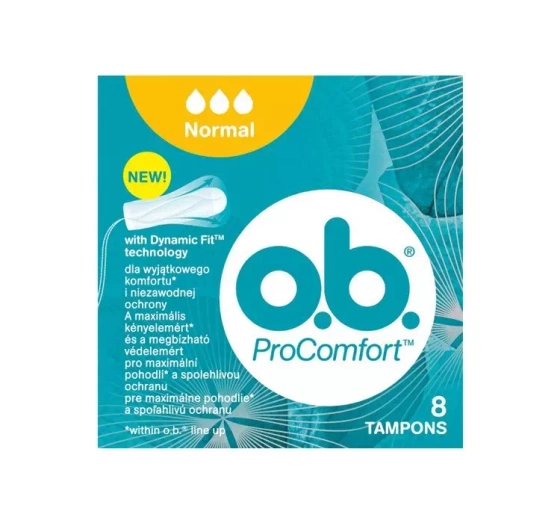 O.B. PRO COMFORT ТАМПОНЫ NORMAL 8 ШТУК