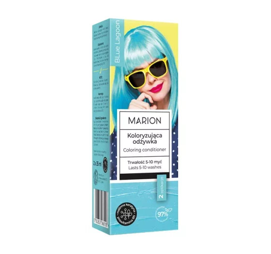 MARION ОТТЕНОЧНЫЙ КОНДИЦИОНЕР ДЛЯ ВОЛОС BLUE LAGOON 2x35МЛ