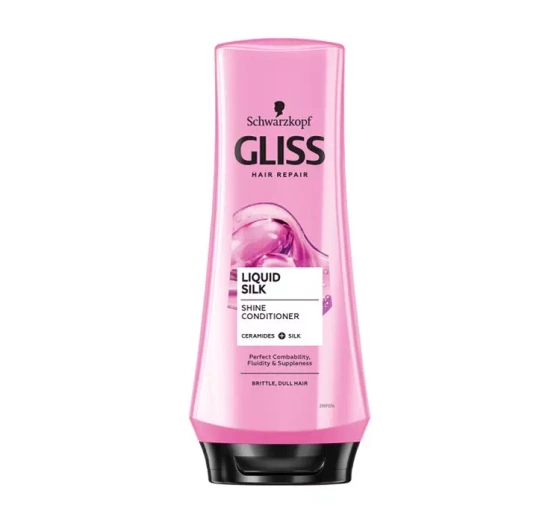 GLISS LIQUID SILK SHINE CONDITIONER КОНДИЦІОНЕР ДЛЯ МАТОВОГО І ЛАМКОГО ВОЛОССЯ 200МЛ