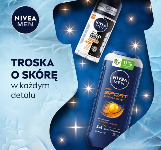 Натисніть на картинку, щоб її збільшити NIVEA MEN Get Active набір для чоловіків: гель для душу + кульковий антиперспірант