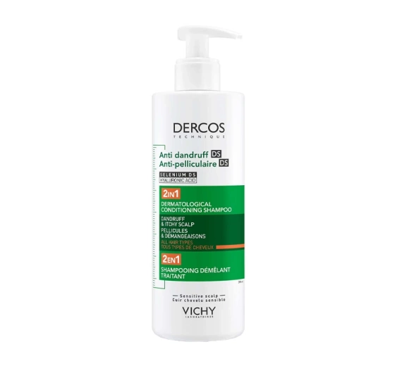 Vichy Dercos шампунь против перхоти с кондиционером 2в1 390 мл