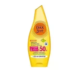 DAX SUN ЭМУЛЬСИЯ ДЛЯ ЗАГАРА ДЛЯ ДЕТЕЙ И МЛАДЕНЦЕВ SPF50+ 175МЛ