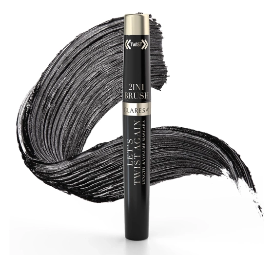 Натисніть на картинку, щоб її збільшити Claresa Let's Twist Again туш для подовження та потовщення вій 7 г