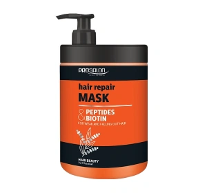 Prosalon Professional Peptides & Biotin відновлювальна маска для волосся 1000 мл