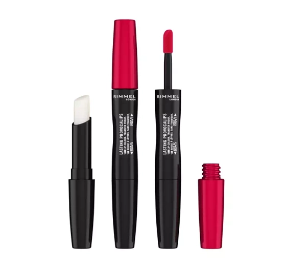 RIMMEL LASTING PROVOCALIPS ДВУХСТОРОННЯЯ ГУБНАЯ ПОМАДА 500 KISS THE TOWN RED