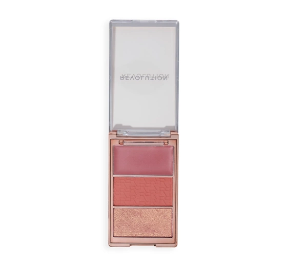 Makeup Revolution Icon Blush палітра рум'ян Aura Points Rose 9,8г 