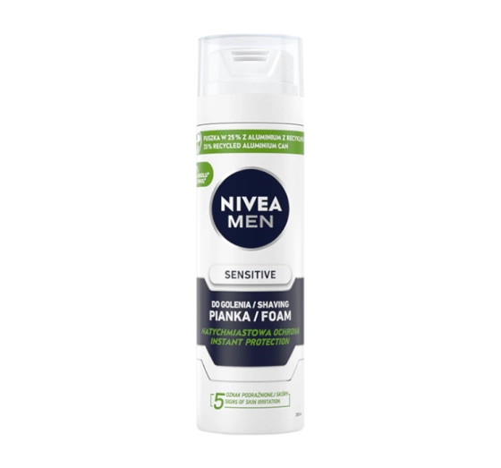 NIVEA MEN SENSITIVE ПІНА ДЛЯ ГОЛІННЯ 200МЛ