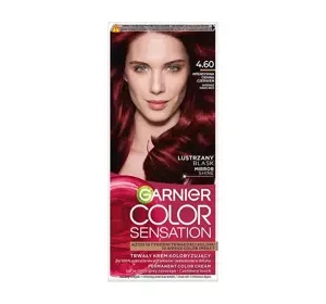 GARNIER COLOR SENSATION СТІЙКА ФАРБА ДЛЯ ВОЛОССЯ 4.60 НАСИЧЕНИЙ ТЕМНО-ЧЕРВОНИЙ
