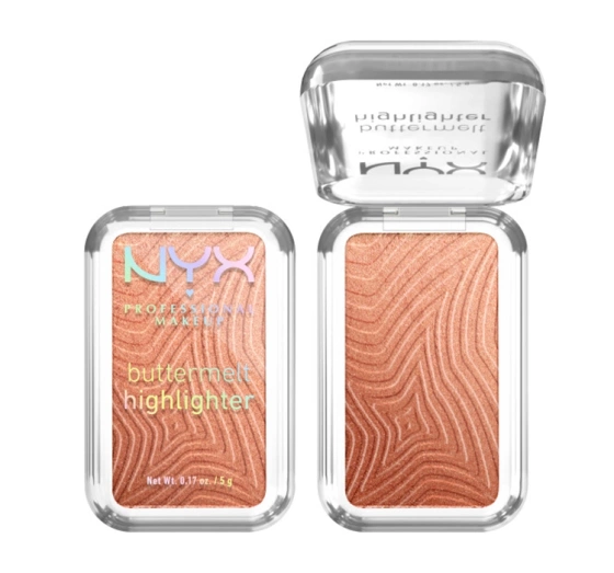 NYX Professional Makeup Buttermelt компактний хайлайтер для обличчя 35 Butta in Bronze 5 г