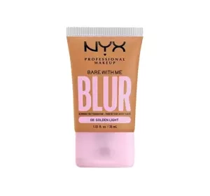 NYX PROFESSIONAL BARE WITH ME BLUR TINT FOUNDATION ОСВЕТЛЯЮЩИЙ ТОНАЛЬНЫЙ КРЕМ 08 GOLDEN LIGHT 30МЛ