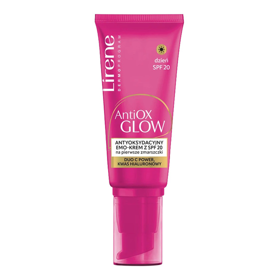 Натисніть на картинку, щоб її збільшити Lirene Skin Energy AntiOX Glow антиоксидантний крем SPF20 40 мл