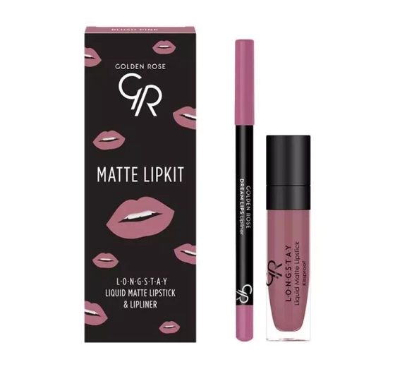 GOLDEN ROSE MATTE LIPKIT НАБОР ДЛЯ МАКИЯЖА ГУБ BLUSH PINK