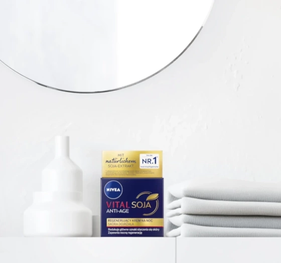NIVEA VITAL SOJA РЕГЕНЕРИРУЮЩИЙ КРЕМ НА НОЧ 50МЛ