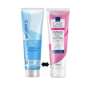 AVON WORKS КРЕМ ДЛЯ ДЕПИЛЯЦИИ ЧУВСТВИТЕЛЬНОЙ КОЖИ 100МЛ