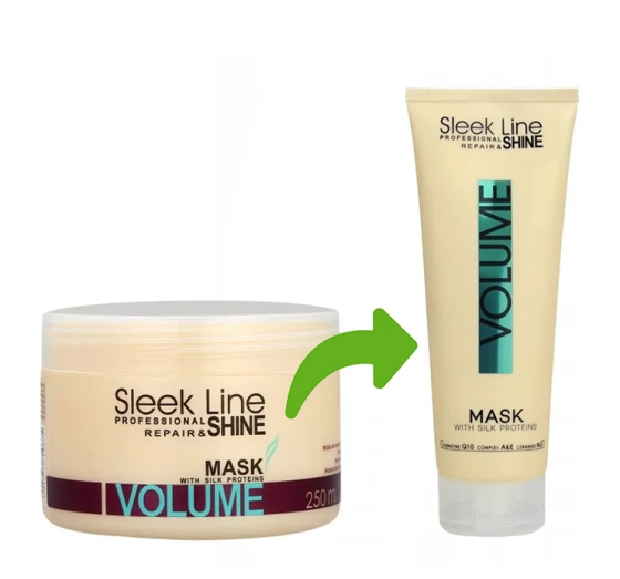 STAPIZ SLEEK LINE VOLUME МАСКА ДЛЯ БОЛЬШЕГО ОБЬЕМА ВОЛОС 250МЛ