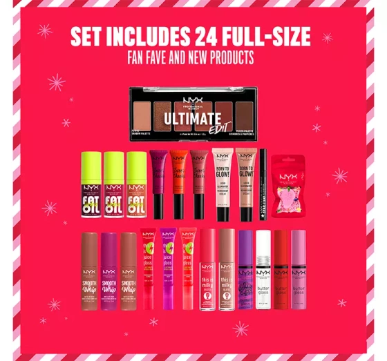 NYX PROFESSIONAL MAKEUP FA LA LA L.A. LAND READY SET FLAMIN-GO ПОДАРОЧНЫЙ НАБОР