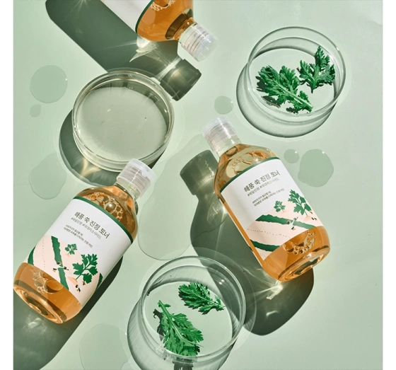 Round LAB Mugwort успокаивающий тоник для лица 300 мл