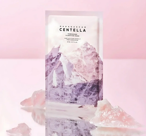 Skin1004 Madagascar Centella Poremizing тканевая маска для лица, уменьшающая видимость пор 23 мл