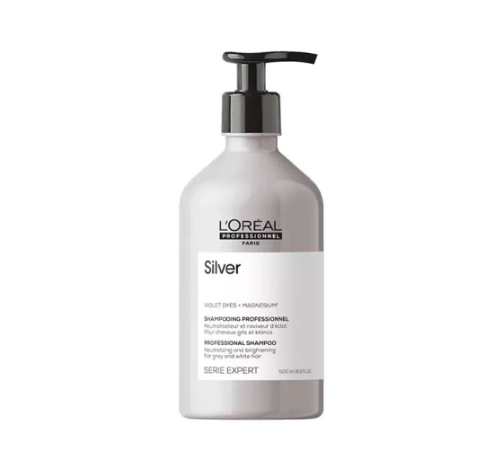 LOREAL PROFESSIONNEL SILVER ШАМПУНЬ ДЛЯ СИВОГО ВОЛОССЯ 500 МЛ