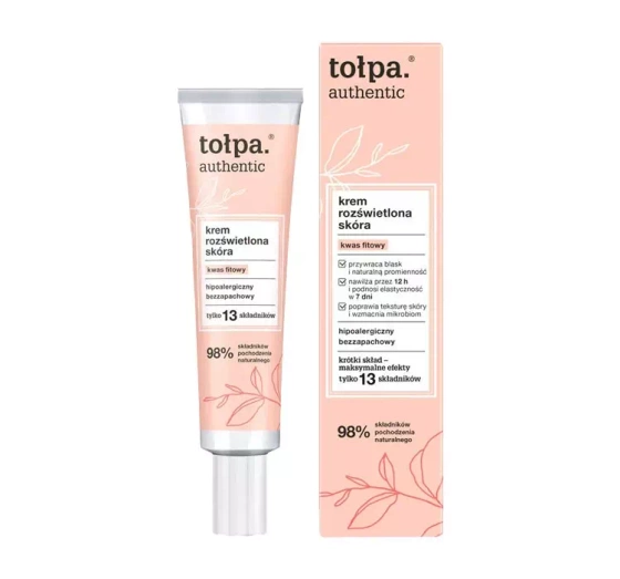 TOŁPA AUTHENTIC ОСВЕТЛЯЮЩИЙ КРЕМ ДЛЯ ЛИЦА 40МЛ