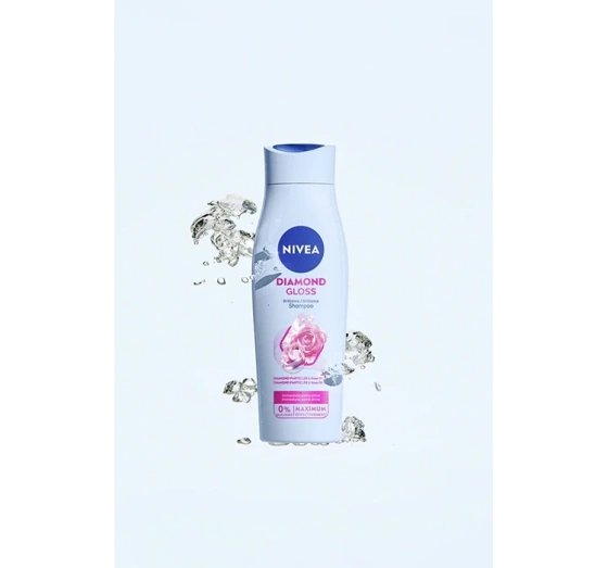 NIVEA DIAMOND GLOSS PH BALANCE СМЯГЧАЮЩИЙ ШАМПУНЬ С АЛМАЗНОЙ ПЫЛЬЮ 400МЛ