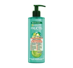 GARNIER FRUCTIS GROW STRONG КРЕМ ДЛЯ ВОЛОССЯ 10В1 БЕЗ ЗМИВАННЯ 400МЛ