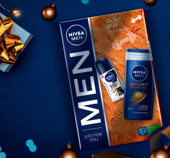 NIVEA MEN SPORT BEAT НАБІР КОСМЕТИКИ ДЛЯ ЧОЛОВІКІВ